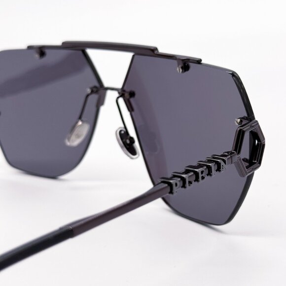NEW PHILIPP PLEIN SLEEK SPP111 672X GREY UNISEX SUNGLASSES PHILIPP PLEIN - Picture 6 of 11